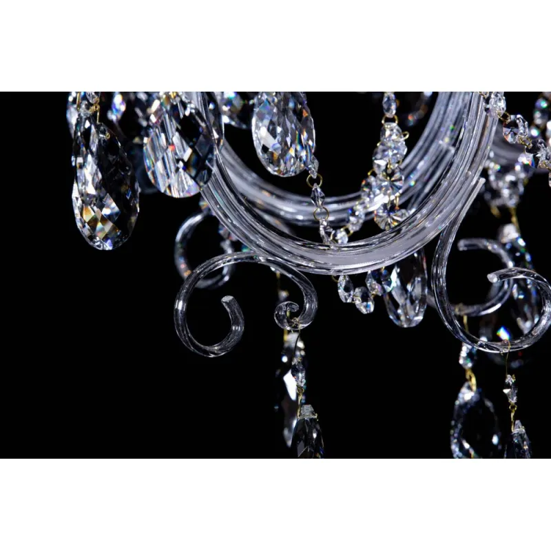 Candelabru Cristale, lux, Bohemia, E14, EL0106811201, Crystal