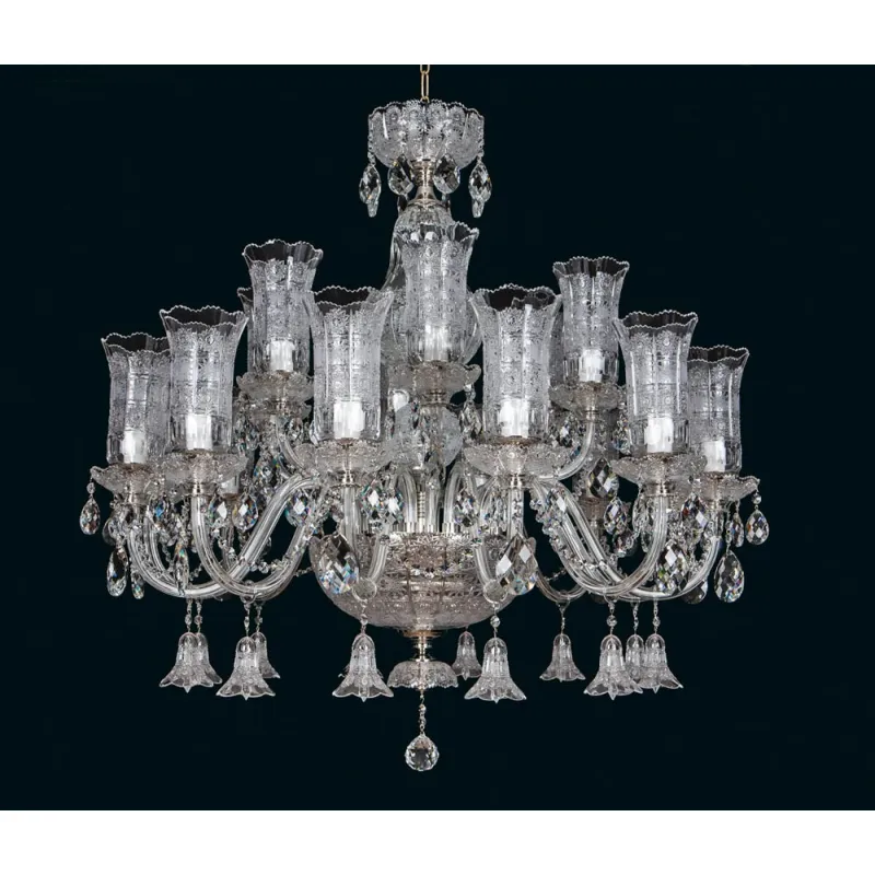 Candelabru Cristale, Lux, Bohemia, E14, EL01068118301TB, Crystal