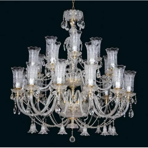 Candelabru Cristale, Bohemia, E14, EL01068124301TB, Crystal