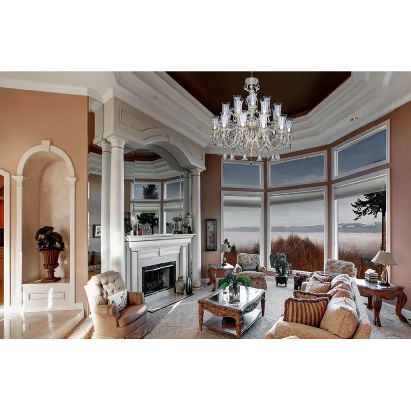 Candelabru Cristale, Bohemia, E14, EL01068124301TB, Crystal