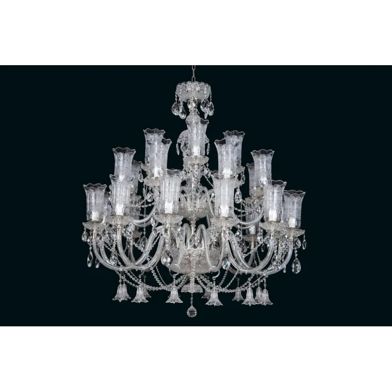 Candelabru Cristale, Bohemia, E14, EL01068124301TB, Crystal