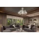 Candelabru Cristale, Sticla, Bohemia, E14, EL0106841202, Crystal