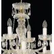 Candelabru Cristale, Sticla, Bohemia, E14, EL0106841202, Crystal