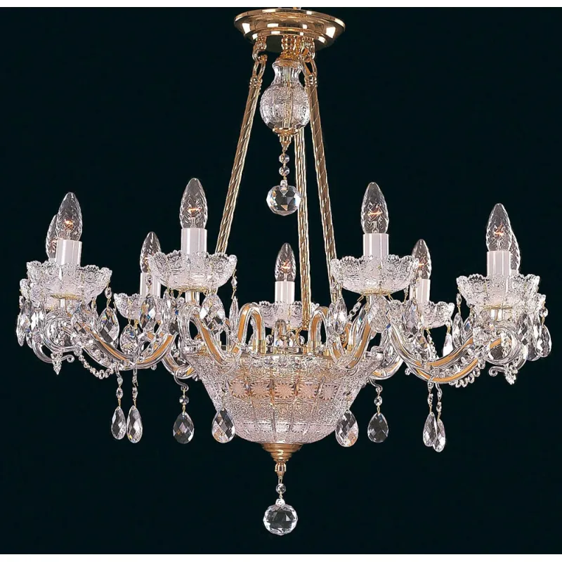 Candelabru Cristale, lux, Bohemia, E14, EL0106851101, Crystal