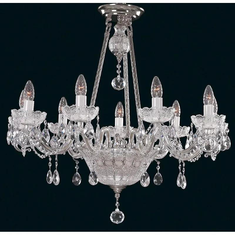 Candelabru Cristale, lux, Bohemia, E14, EL0106851101, Crystal