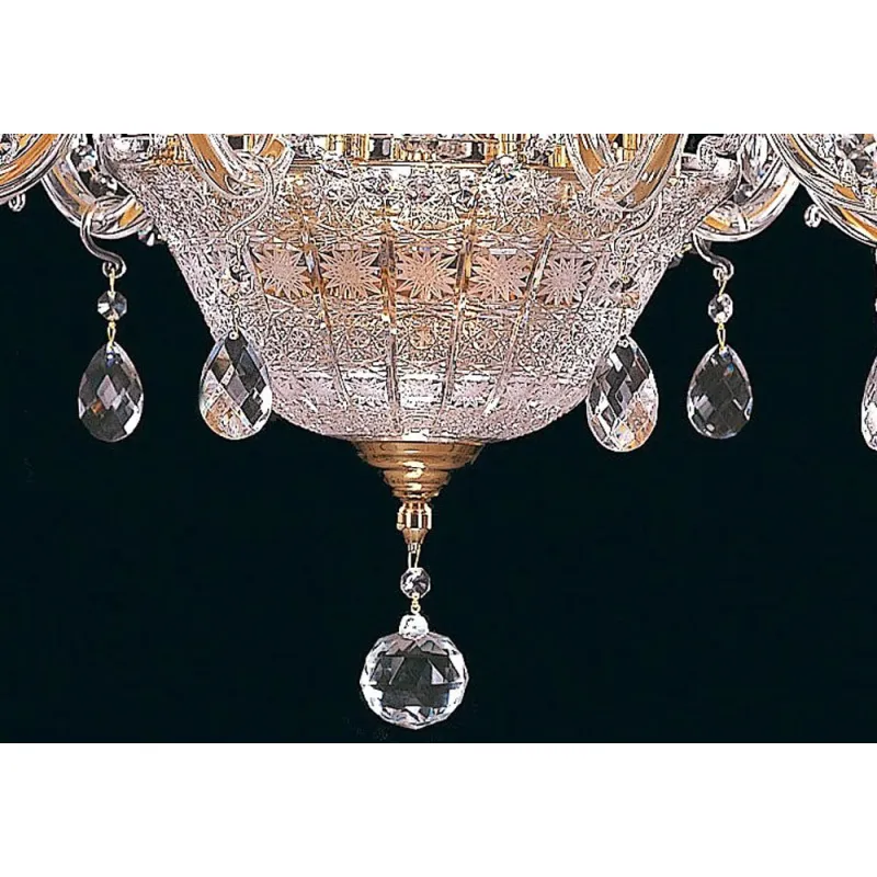 Candelabru Cristale, lux, Bohemia, E14, EL0106851101, Crystal