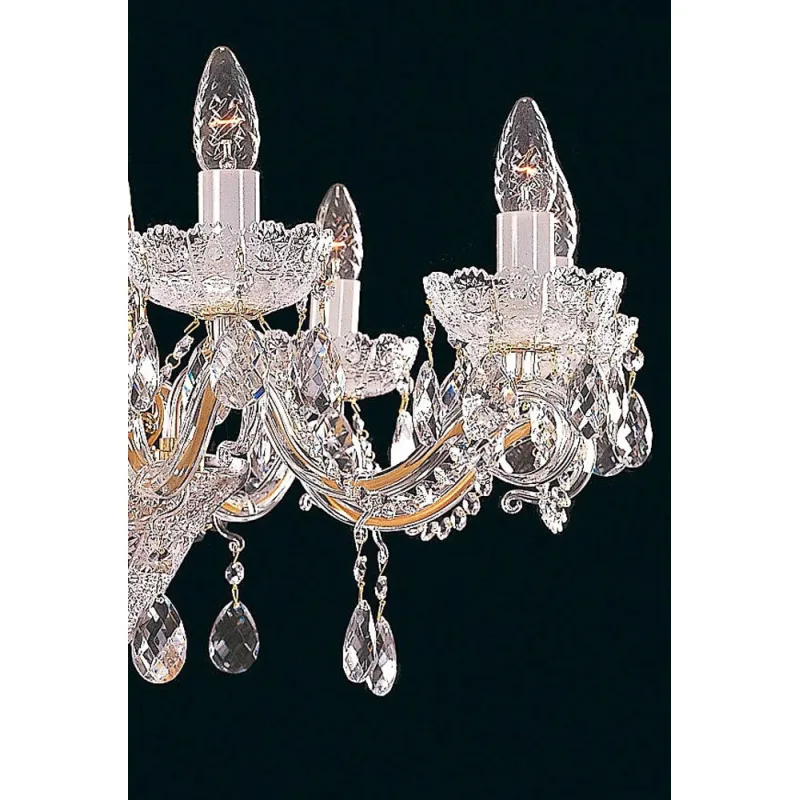 Candelabru Cristale, lux, Bohemia, E14, EL0106851101, Crystal