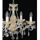 Candelabru Cristale, Sticla, Bohemia, E14, EL010687402, Crystal