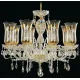 Candelabru Cristale, Sticla, Bohemia, E14, EL010687802T, Crystal