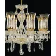Candelabru Cristale, Sticla, Bohemia, E14, EL010687802T, Crystal
