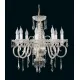 Candelabru Cristale, Sticla, Bohemia, E14, EL010688803, Crystal