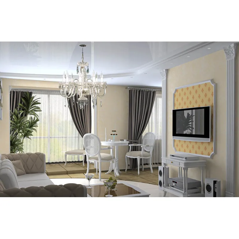 Candelabru Cristale, Sticla, Bohemia, E14, EL010688803, Crystal