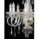 Candelabru Cristale, Sticla, Bohemia, E14, EL010688803, Crystal