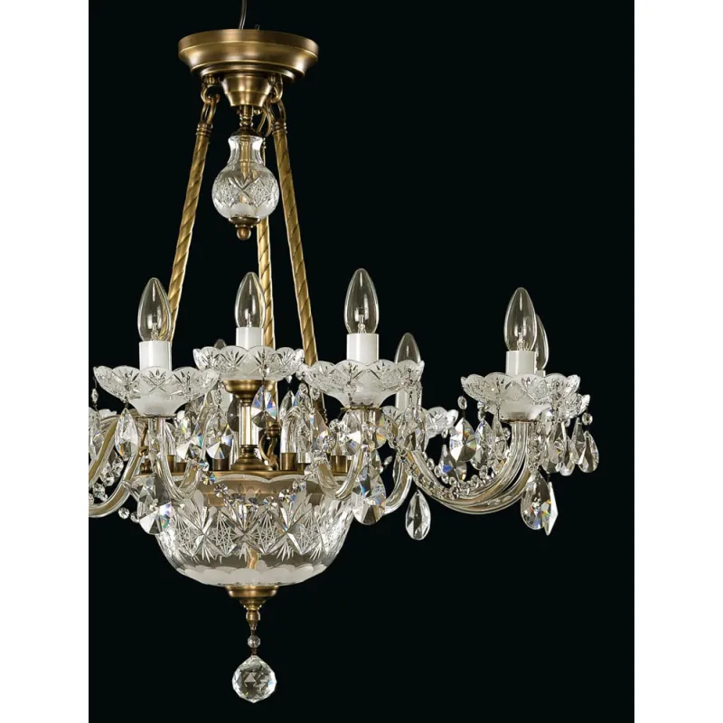 Candelabru Cristale, Clasic cut glass, Bohemia, E14, EL0106891202PT, Crystal