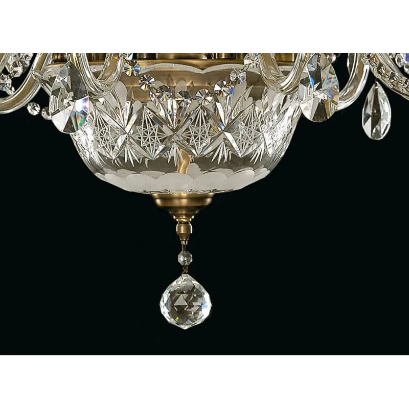 Candelabru Cristale, Clasic cut glass, Bohemia, E14, EL0106891202PT, Crystal