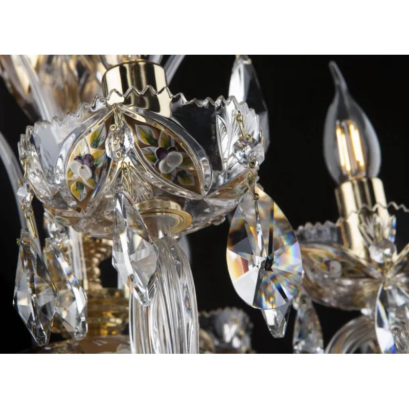 Candelabru Cristale, Bohemia, E14, EL0106901002, Crystal