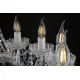 Candelabru Cristale, Sticla, Bohemia, E14, EL0106921201, Crystal