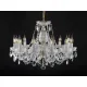 Candelabru Cristale, Sticla, Bohemia, E14, EL0106921201, Crystal