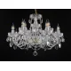 Candelabru Cristale, Sticla, Bohemia, E14, EL0106928+401, Crystal