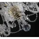 Candelabru Cristale, Sticla, Bohemia, E14, EL0106928+401, Crystal