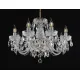 Candelabru Cristale, Sticla, Bohemia, E14, EL010692801, Crystal