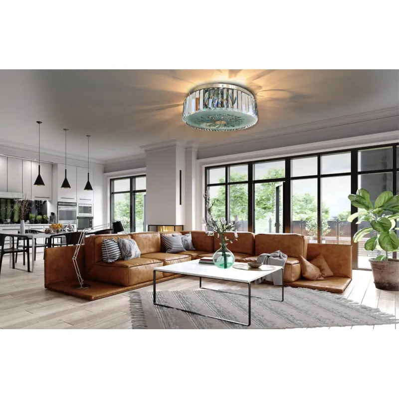 Plafoniera Cristale, Drum, Bohemia, E14, EL010707909, Crystal