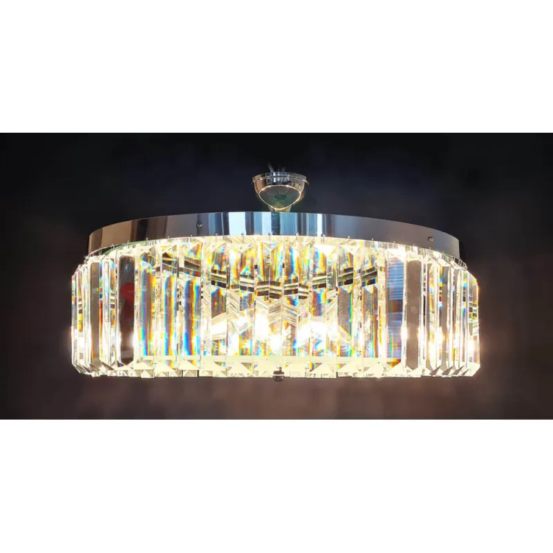 Plafoniera Cristale, Drum, Bohemia, E14, EL010707909, Crystal