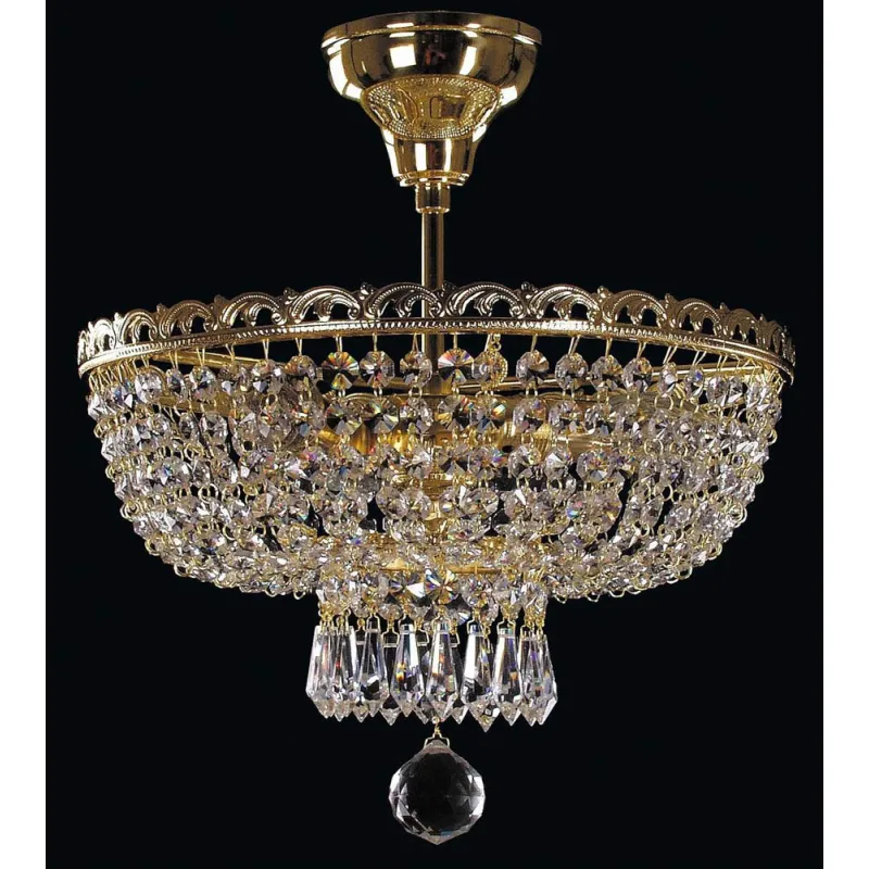 Plafoniera Cristale, Bohemia, E14, EL010711305, Crystal