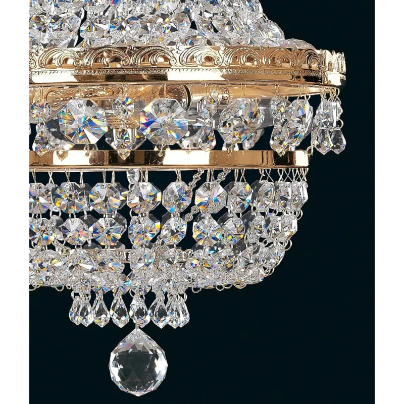 Plafoniera Cristale, Pear, Bohemia, E14, EL010740305, Crystal