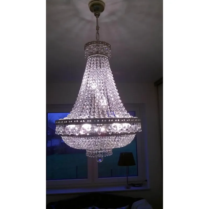 Plafoniera Cristale, Pear PT, Bohemia, E14, EL010740905, Crystal