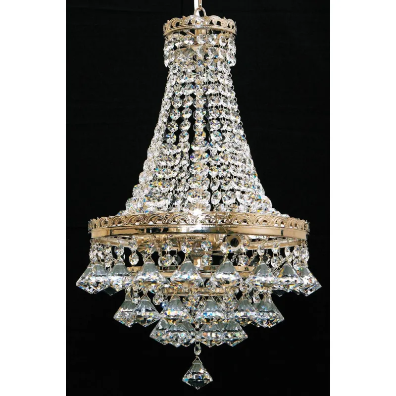 Plafoniera Cristale, Pear, Bohemia, E14, EL010741307, Crystal