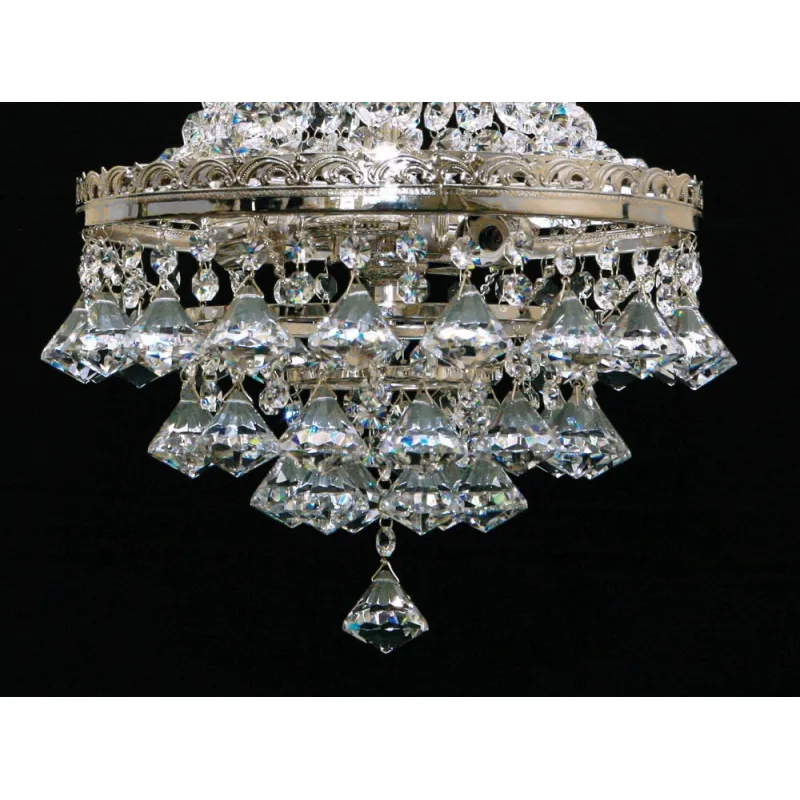 Plafoniera Cristale, Pear, Bohemia, E14, EL010741307, Crystal