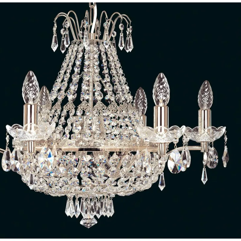 Plafoniera Cristale, Pear, Bohemia, E14, EL010742602, Crystal