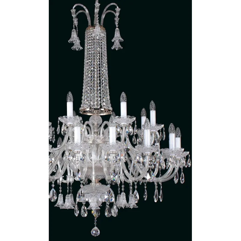 Candelabru Cristale, large, Bohemia, E14, EL01074416+802, Crystal