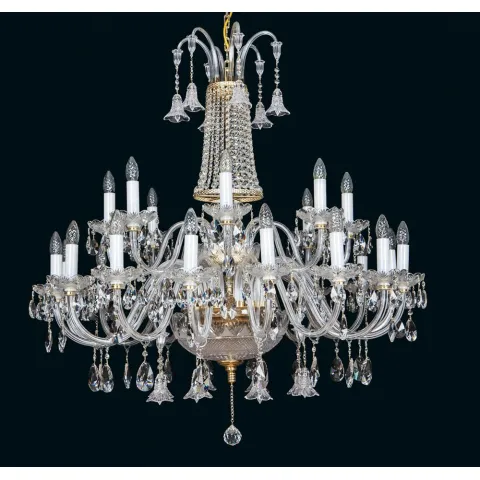 Candelabru Cristale, lux, Bohemia, E14, EL01074424+302, Crystal