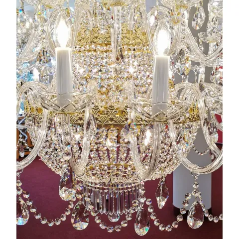 Candelabru Cristale, Bohemia, E14, EL01074448+902, Crystal
