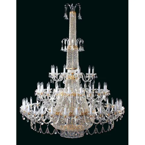 Candelabru Cristale, large, Bohemia, E14, EL01074460+2002, Crystal