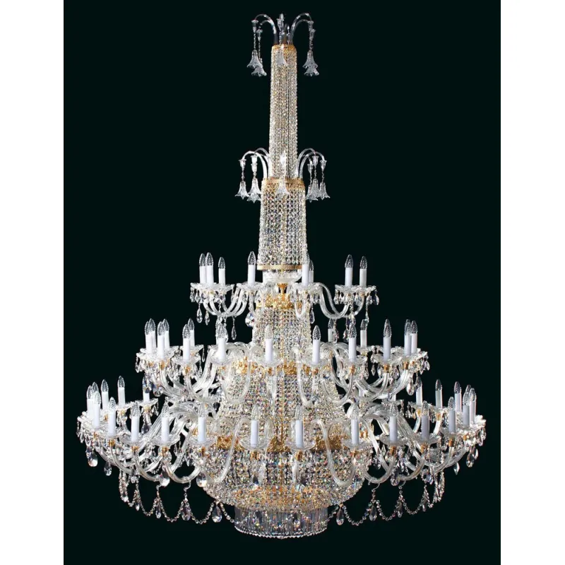 Candelabru Cristale, large, Bohemia, E14, EL01074460+2002, Crystal