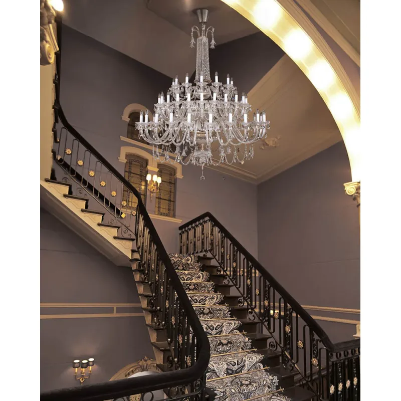 Candelabru Cristale, large, Bohemia, E14, EL0107446002, Crystal