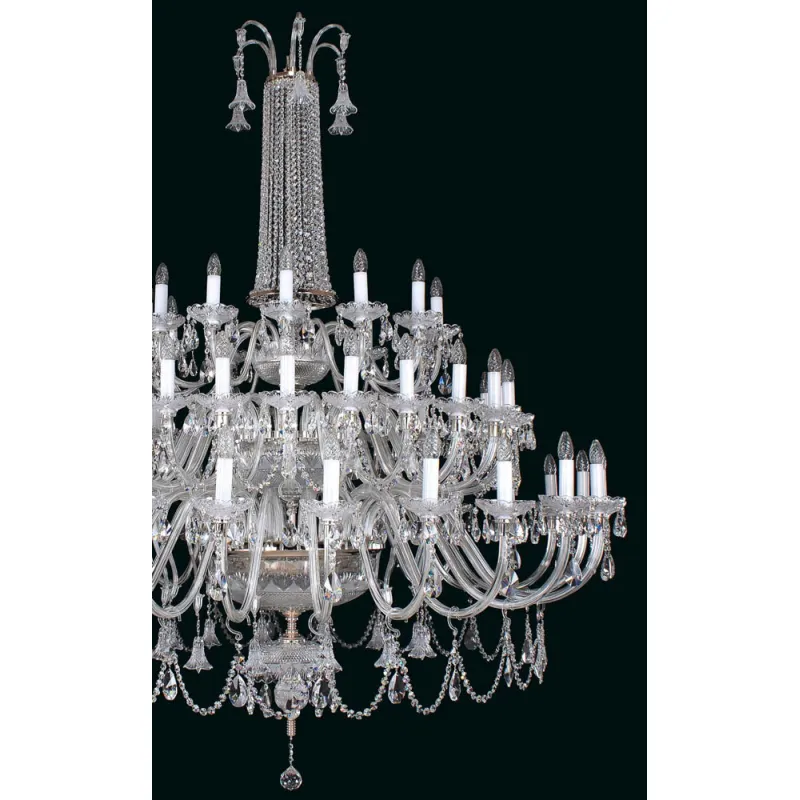 Candelabru Cristale, large, Bohemia, E14, EL0107446002, Crystal