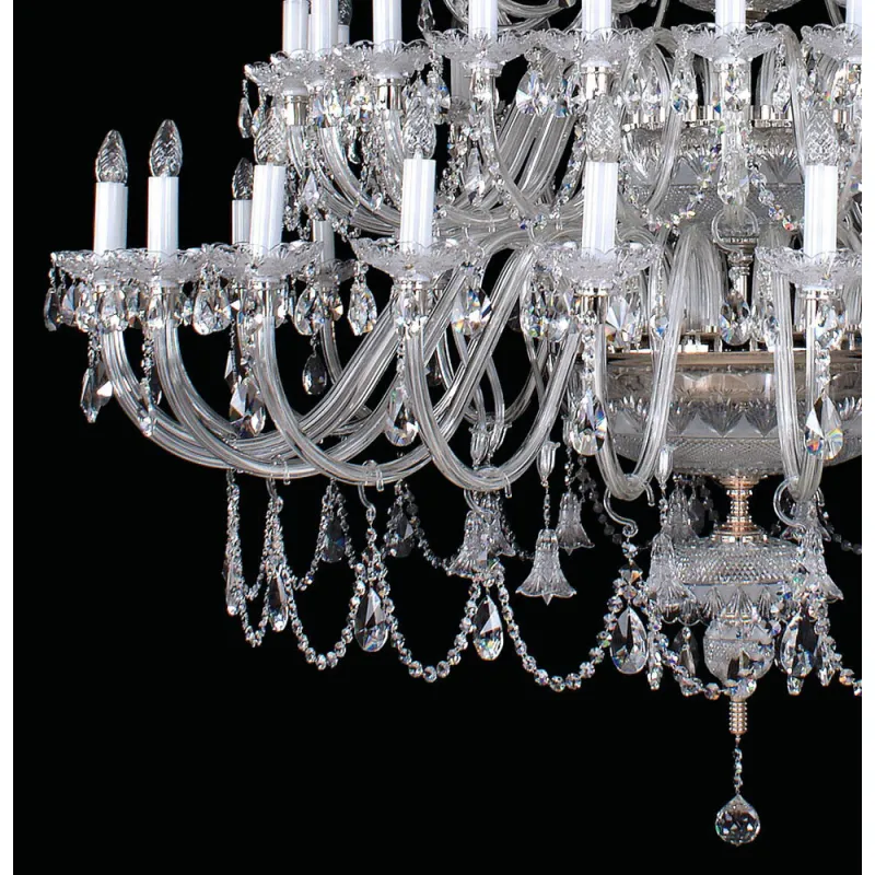 Candelabru Cristale, large, Bohemia, E14, EL0107446002, Crystal