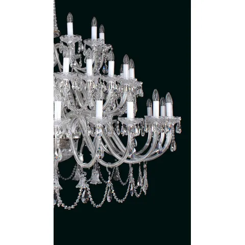 Candelabru Cristale, large, Bohemia, E14, EL0107446002, Crystal