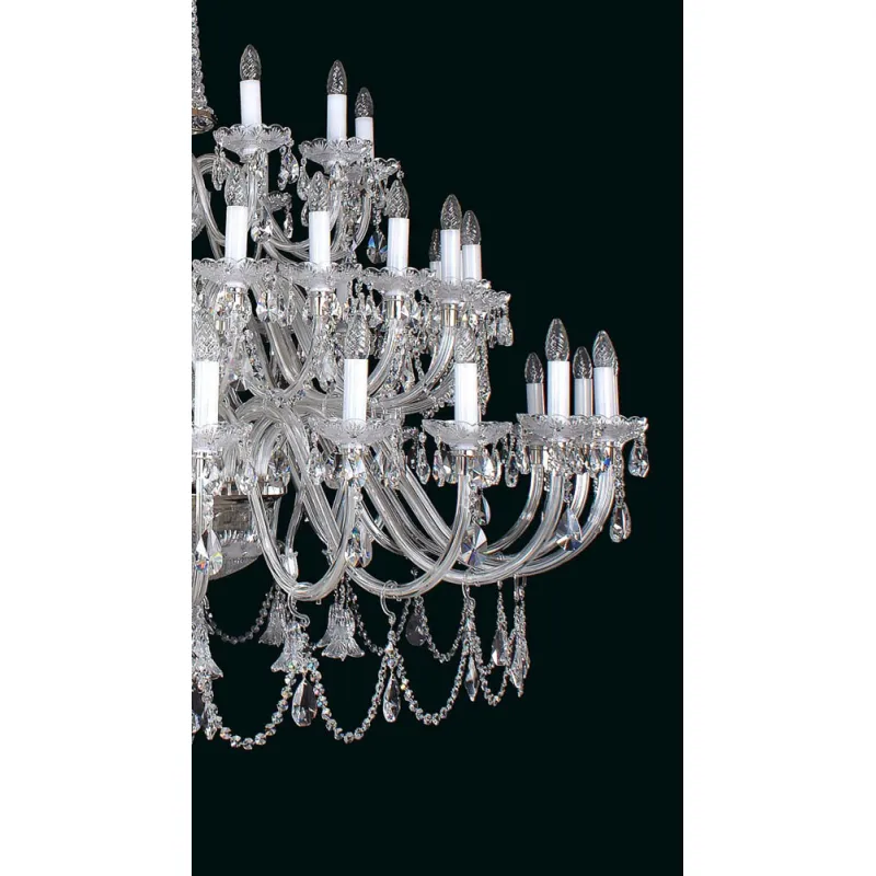 Candelabru Cristale, large, Bohemia, E14, EL0107446002, Crystal