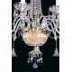 Candelabru Cristale, Sticla, Bohemia, E14, EL0107448+302, Crystal