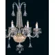 Candelabru Cristale, Sticla, Bohemia, E14, EL0107448+302, Crystal