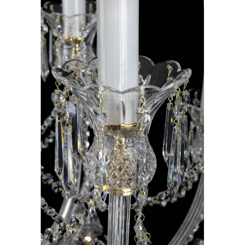 Candelabru Cristale, Bohemia, E14, EL01084012+619, Crystal