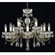 Candelabru Alama, Cristale, Bohemia, E14, EL0108501201PT, Crystal