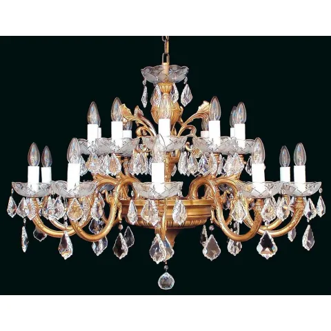 Candelabru Alama, Cristale, Bohemia, E14, EL0108502004PT, Crystal