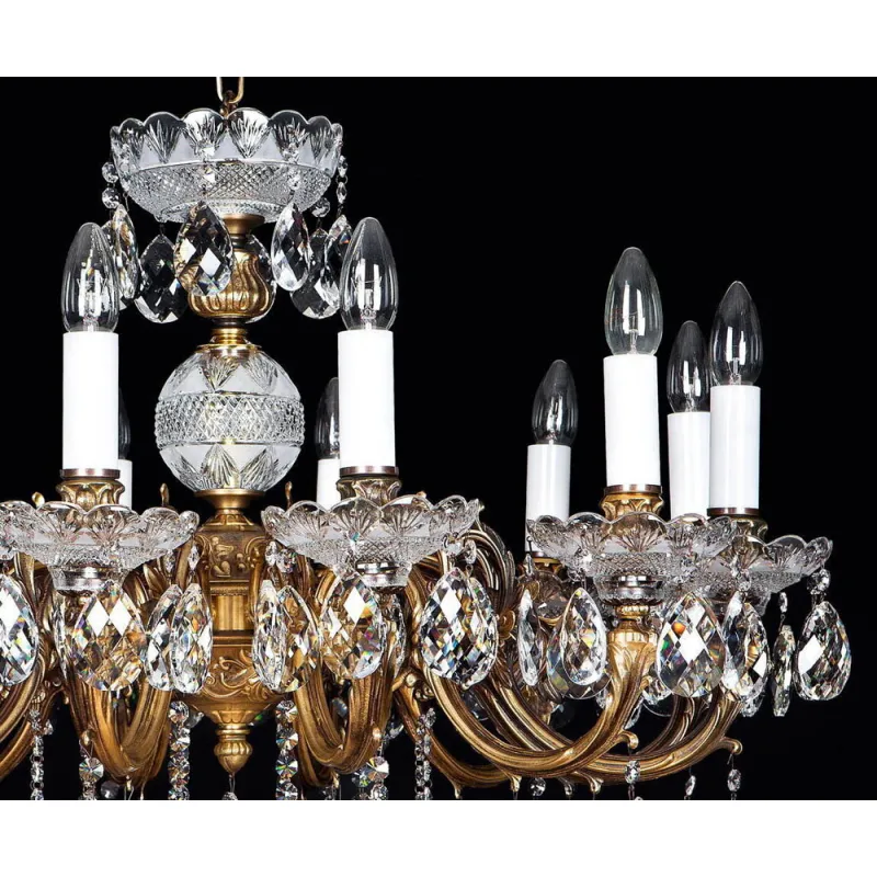 Candelabru Cristale, Bohemia, E14, EL0108531201PT, Crystal