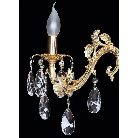 Candelabru Alama, Cristale, Bohemia, E14, EL010855302, Crystal